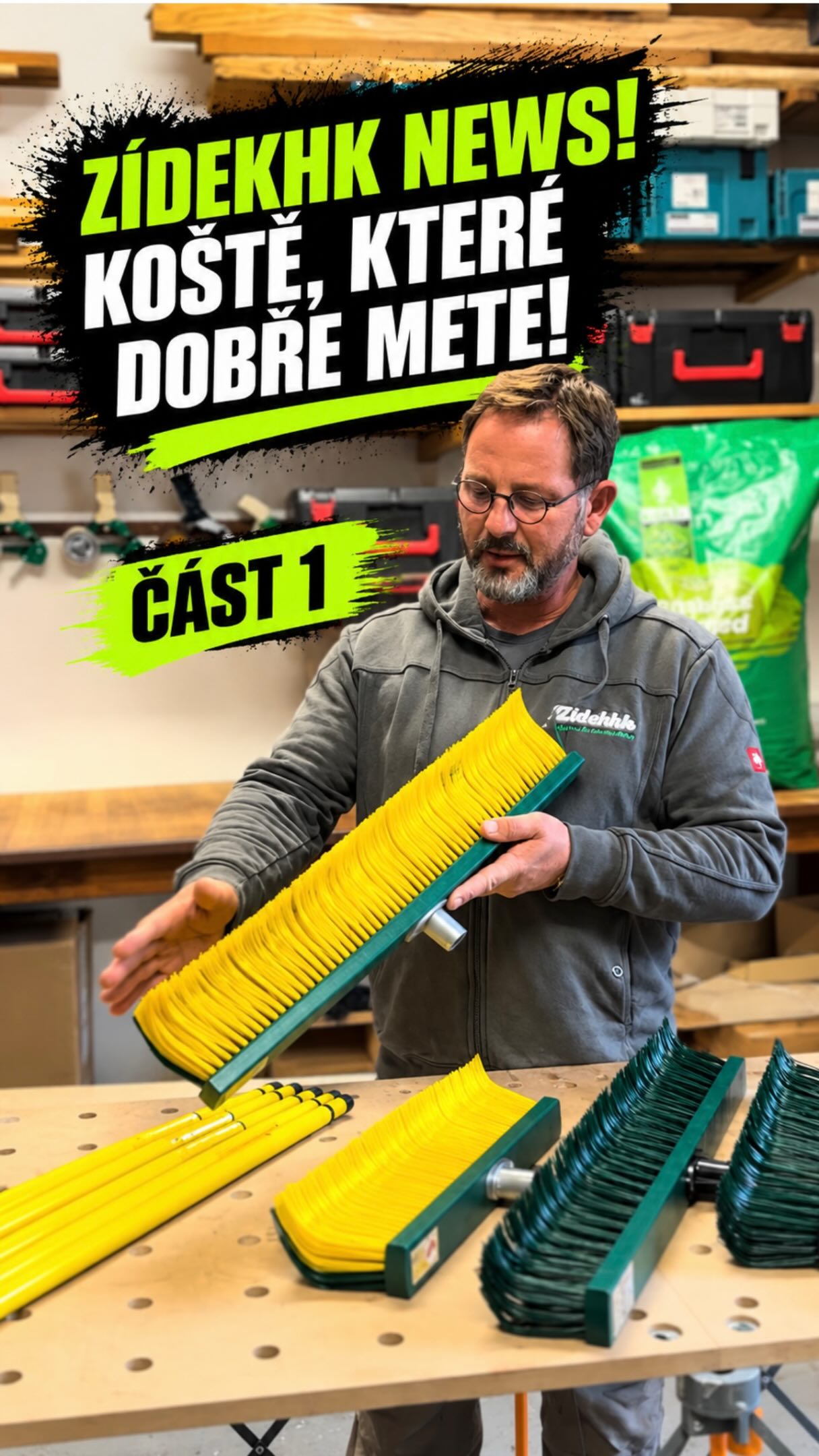🧹 ZÍDEK HK NEWS | A BROOM THAT REALLY SWEEPS | PART 1 We bring you the first episode of our new series, where we'll introduce you to the latest additions to our online store. 🌱 And we're starting from the ground up. 🧹 Meet the German brand Fritze® and its innovative brooms, which prove that even ordinary sweeping can be a little different. Specially curved bristles, high-quality workmanship and effective cleaning without unnecessary effort. 🍂 🎬 And in the second episode? We'll try out the Fritze® brooms in action. We'll show you how they handle dirt in practice. Discover the Fritze® brooms at www.zidekhk.com 🇬🇧 ZÍDEK HK NEWS | A BROOM THAT REALLY SWEEPS | PART 1 Welcome to the first episode of our new series, where we'll introduce you to the latest additions to our online store. 🌱 And we're starting from the ground up. 🧹 Meet Fritz®, a German brand bringing a fresh approach to everyday sweeping. Specially curved bristles, quality craftsmanship, and efficient cleaning with less effort. 🍂 🎬 Coming up in Part 2? We'll put Fritz® brooms to the test. See how they perform in real-life cleaning situations. Discover Fritze® brooms at www.zidekhk.com #ZidekHK #ZidekHKNews #Fritze #GardenTools #Brooms GardenCare Gardening MadeInGermany