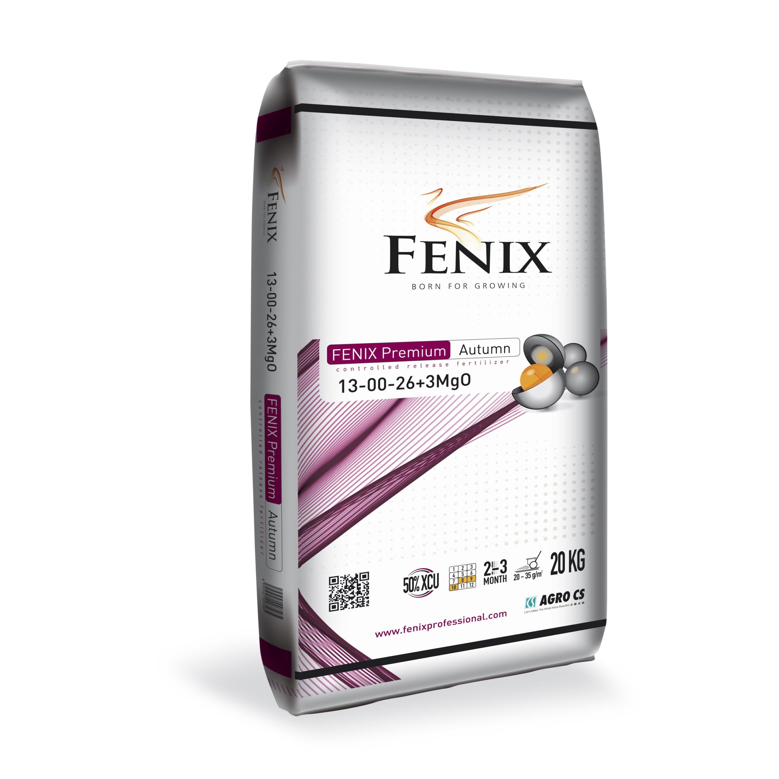 FENIX Premium Autumn 50 % N CRF dlouhodobě působící hnojivo 13-00-26+3MgO 20 kg