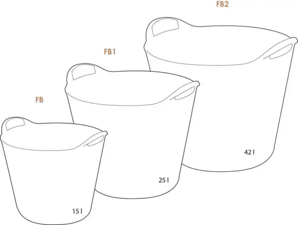 Flexi bag 15 litrů - modrý - Image 2