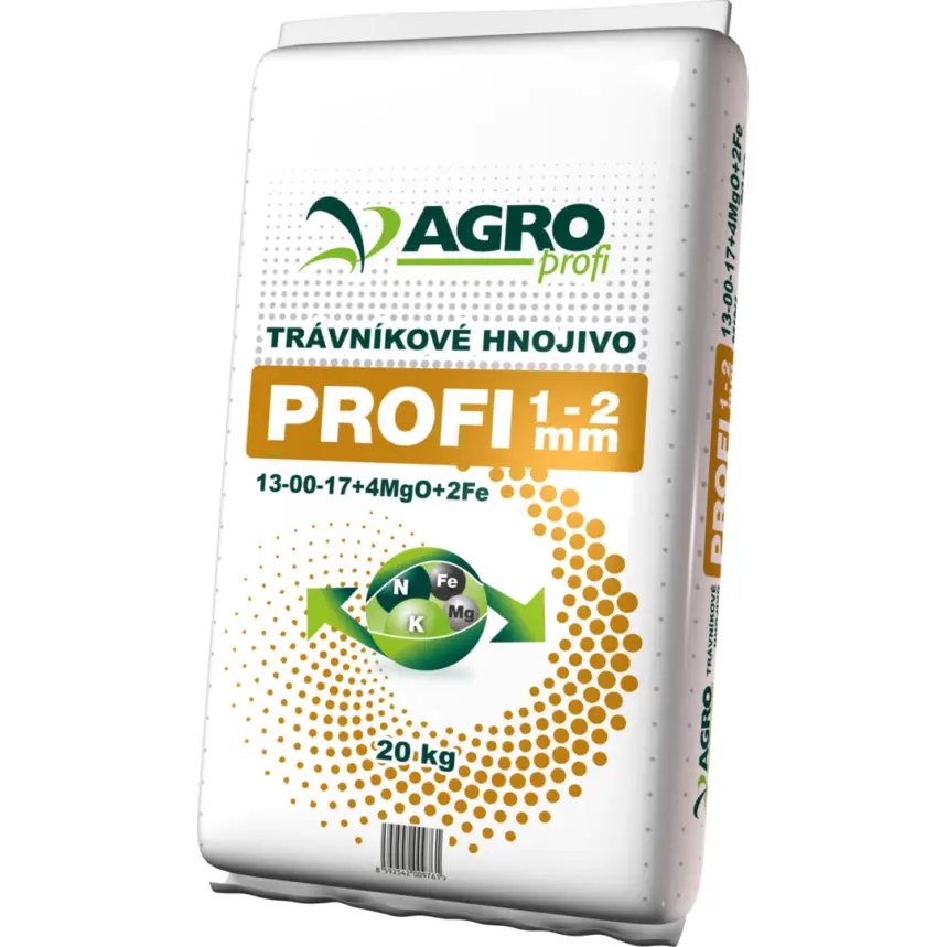 PROFI Trávníkové hnojivo special 13-0-17+4MgO+2Fe, 1 – 2 mm 20 kg