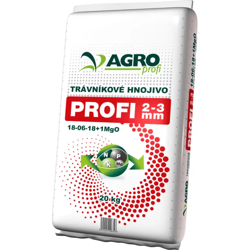 PROFI Trávníkové hnojivo special 18-06-18+1MgO, 2 – 3 mm 20 kg
