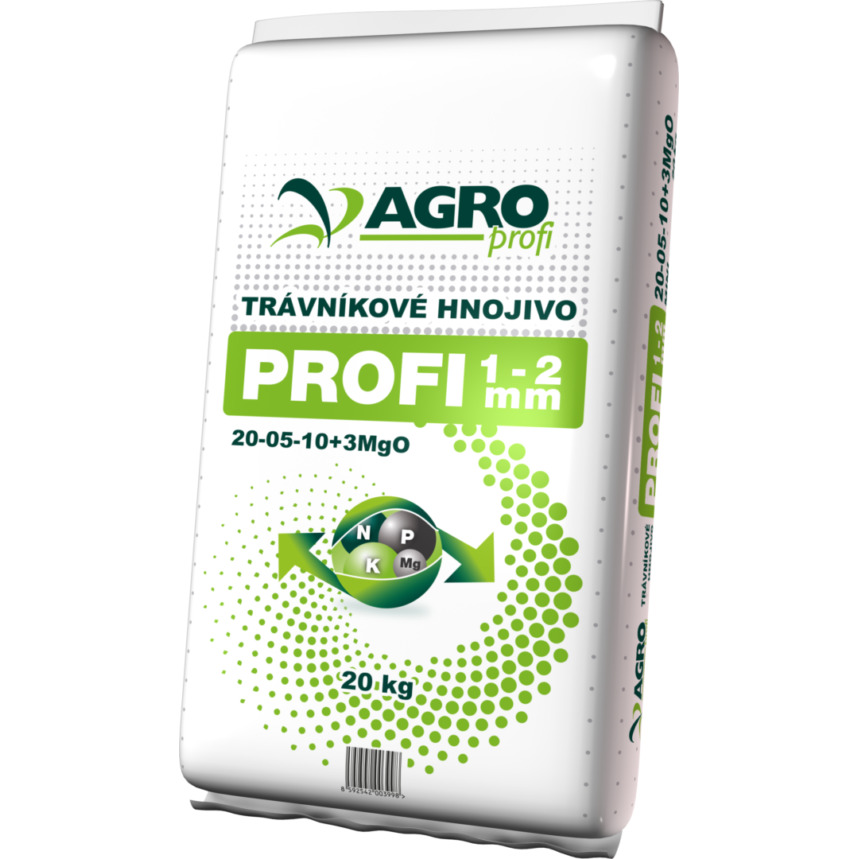 PROFI Trávníkové hnojivo special 20-05-10+3MgO, 1 – 2 mm 20 kg