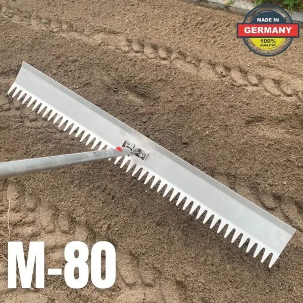 Risisani Prémiové krajinářské, srovnávací a uhlazovací hrábě M - 80 cm bez adaptéru a násady