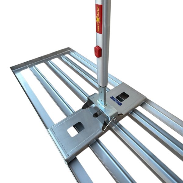 Rasenretter Premium Level Rake PRO - Prémiová zapravovací a nivelační brána L - 80 cm, bez násady - Image 3