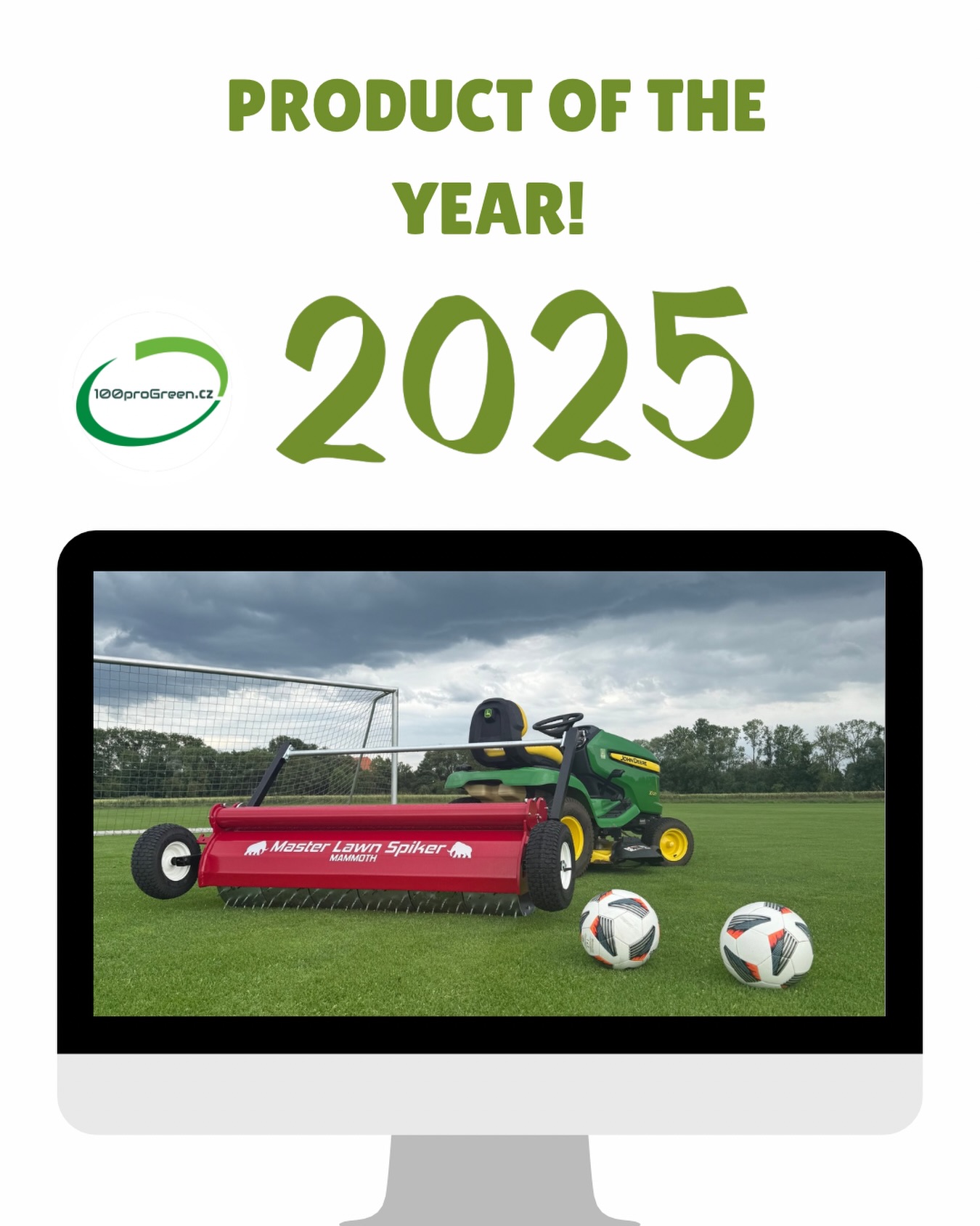 🏆 Nejlepší produkt tohoto roku
Master Lawn Spiker Mammoth – letošní novinka! 
Masivní konstrukce, vysoká hmotnost, hluboký a rovnoměrný vpich.
Navržený pro profesionální použití na velkých plochách, hřištích a náročných trávnících.
Žádná hračka. Poctivý pracovní nástroj.

….

🏆 Best product of the year
Master Lawn Spiker Mammoth – this year’s new release.
Heavy-duty construction, high weight, deep and consistent penetration.
Designed for professional use on large areas, sports fields, and demanding lawns.

 ➡️www.zidekhk.com