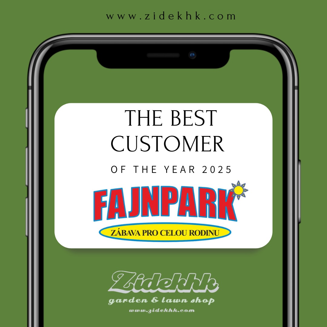 Jako i minulý rok i letos vyhlašujeme nejlepšího zákazníka 🌿🏆 @fajnpark_chlumec 

Zároveň ale chceme říct jedno důležité: vážíme si úplně každého z vás – ať už jste si objednali jen jednou, nebo se k nám pravidelně vracíte.

Děkujeme, že podporujete náš e-shop s profesionální zahradní technikou, že nám dáváte přednost i před většími firmami a že jste součástí naší cesty. Bez vás by to nešlo 💚

Děkujeme za vaši důvěru! 🌱
Tým Zidekhk garden&lawnshop