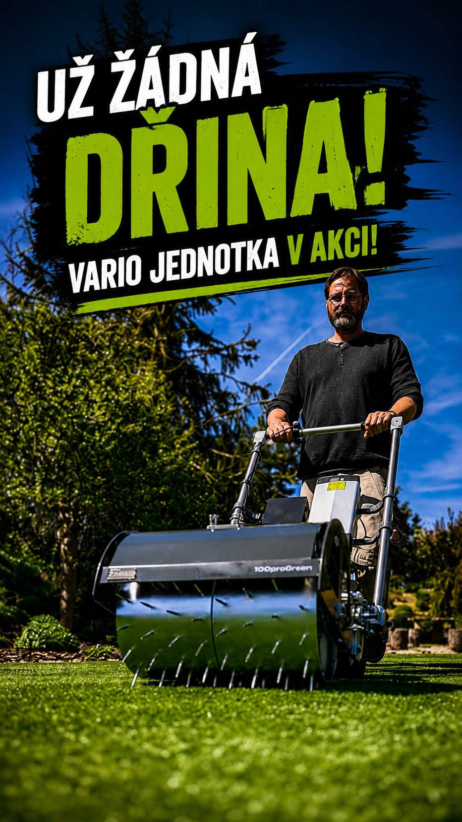 Už žádná dřina s Vario jednotkou! 💪🌱

Posuňte péči o trávník na novou úroveň. 🚜⚡

100proGreen Master Vario Drive Pro je profesionální elektrická pohonná jednotka, která výrazně usnadňuje práci při pískování, provzdušňování i prořezávání trávníku.

🔥Je kompatibilní s  Master Topdresser S75, Master Lawn Spiker a Master Lawn Slitter, takže jedna pohonná jednotka zastane hned několik úkolů!

Dostupné jen na: www.zidekhk.com